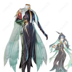 原神 閑雲（留雲借風真君）コスプレ衣装｜豪華フルセットで高再現、イベントも撮影も映える上品シルエット - 2枚目の画像（サムネイル）