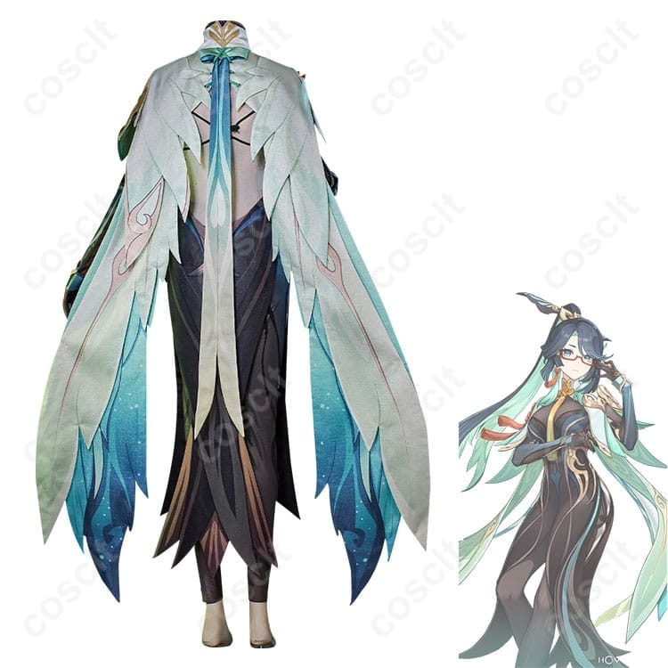 原神 閑雲（留雲借風真君）コスプレ衣装｜豪華フルセットで高再現、イベントも撮影も映える上品シルエット - 3枚目の画像