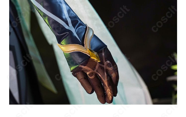 閑雲 コスプレ衣装 手袋と指先装飾の仕上がりディテール