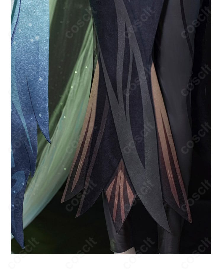 閑雲 コスプレ衣装 サイドスカート部分の装飾ディテール