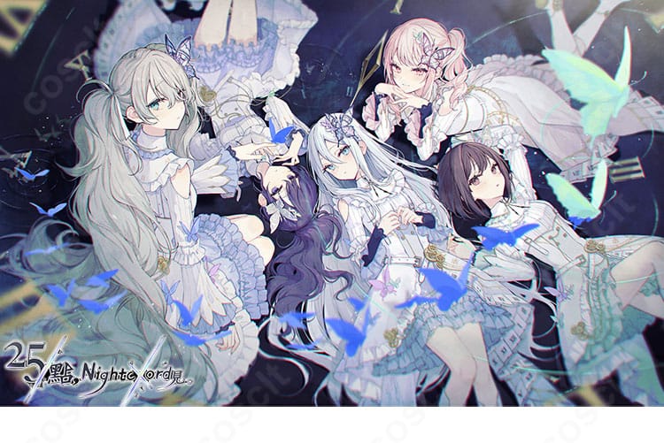 暁山瑞希「Trail of Butterflies」コスプレ衣装の着用イメージ。高再現の装飾とエレガントな雰囲気が伝わる全身スタイル。