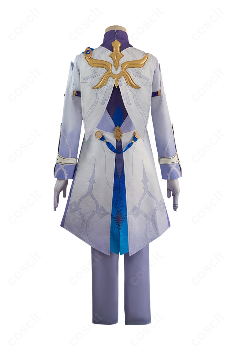 崩壊：スターレイル サンデー衣装の背面デザイン。コート後ろの切り替えと装飾配置、構造が見える写真