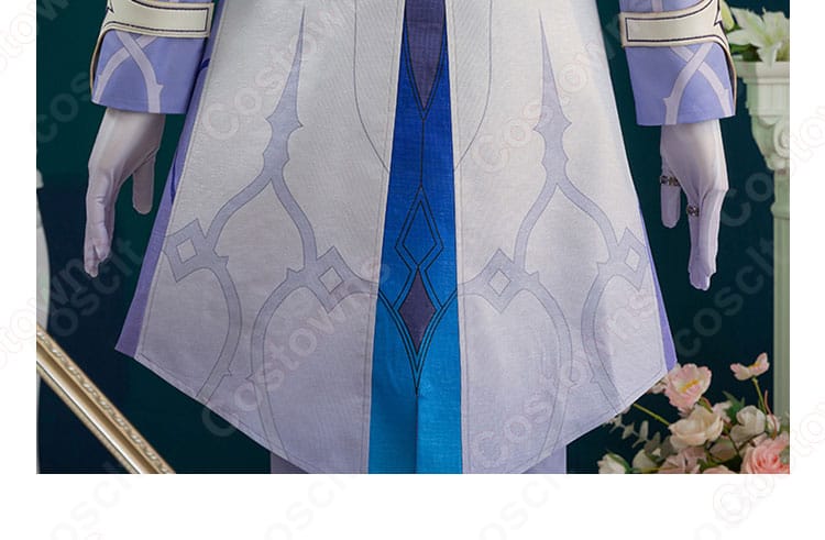 サンデー衣装のコート裾まわりディテール。ヘムラインの形状とステッチを示す確認用画像