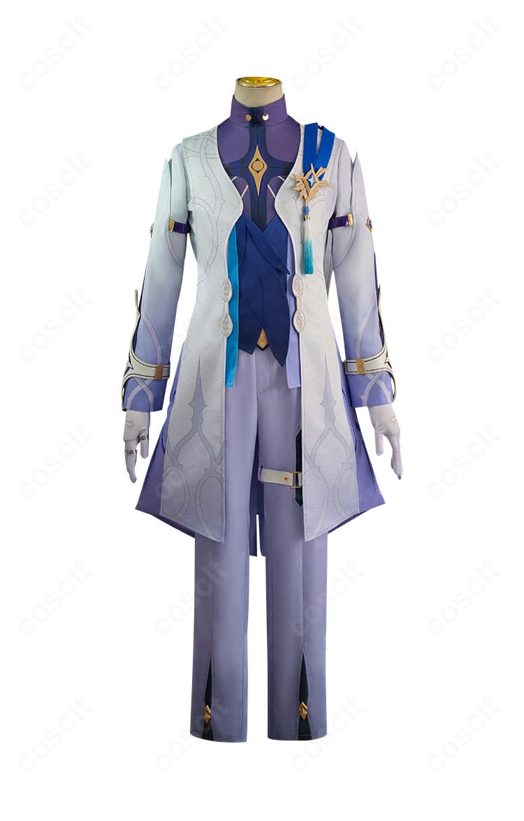 崩壊：スターレイル サンデーのコスプレ衣装・正面全体図。コートとベストの端正なシルエットが分かる構図