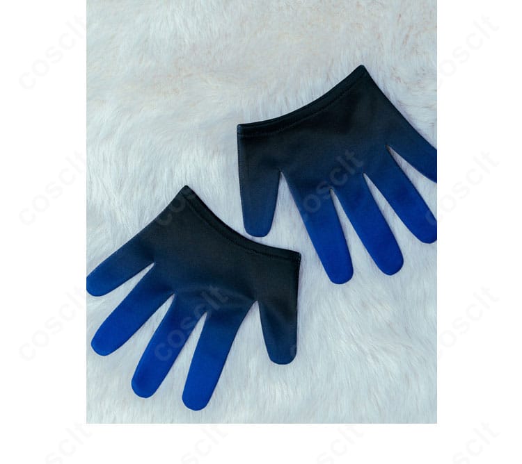 天城燐音・深海奏汰・巴日和 月隠れの宴 コスプレ衣装 付属手袋とアクセサリーのセット内容。