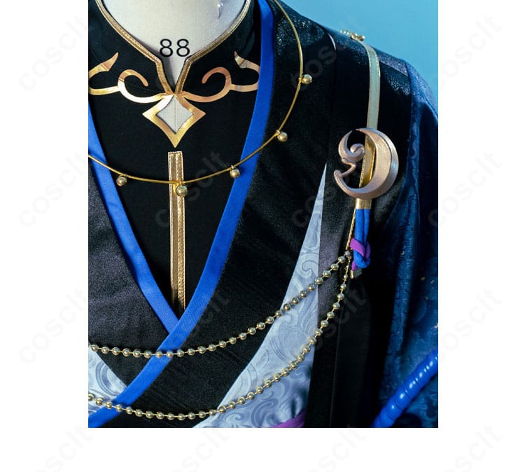 あんスタ 月隠れの宴 衣装の胸元装飾アップ。立体パーツが華やかさを強調。