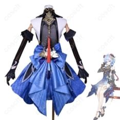 原神 甘雨 玄玉瑶芳 コスプレ衣装 高発色と豪華刺繍で高再現、イベント映え - 2枚目の画像（サムネイル）