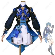 原神 行秋 竹身雨化Ver. コスプレ衣装 高再現で着脱簡単、イベント撮影に最適 - 1枚目の画像（サムネイル）