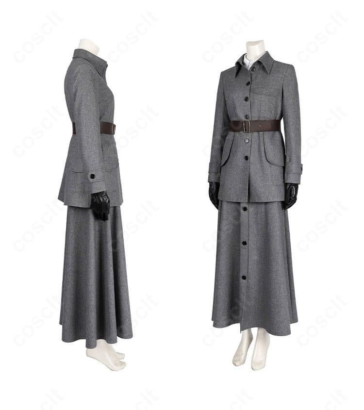 左右側面から見たダイアナ・プリンス コスプレ衣装のシルエットとデザイン