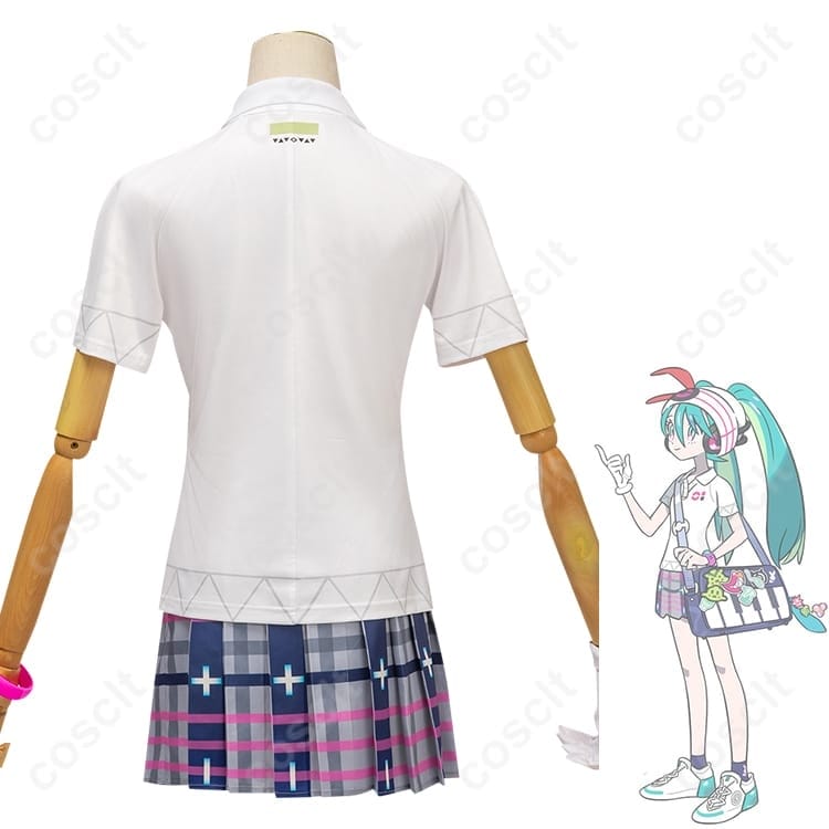 ポケモン×初音ミク エスパーミク コスプレ 高再現で軽やか、イベント・撮影に最適 - 3枚目の画像