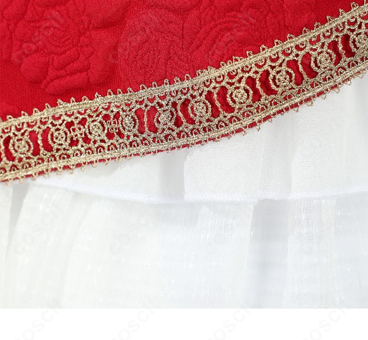 真紅 衣装の下段裾パーツ。細部まで作り込まれた装飾で世界観を強化。