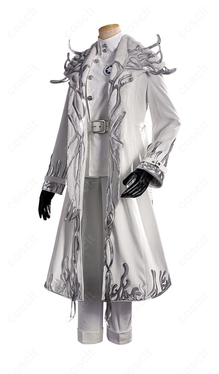 第五人格 フレデリック・クレイバーグ『探索の先駆者』（深淵の秘宝Ⅶ）コスプレ衣装の正面全体図。落ち着いた配色と重厚ディテールが確認できる写真。