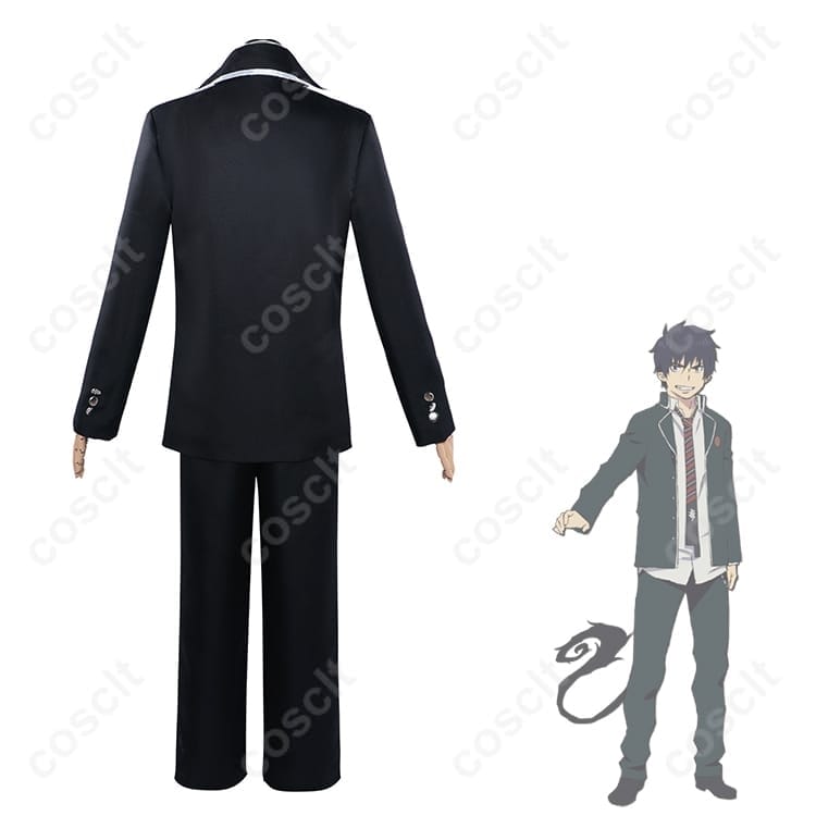 青の祓魔師 奥村燐 祓魔師制服コスプレ 高再現で着心地良好、イベント・撮影に最適 - 2枚目の画像