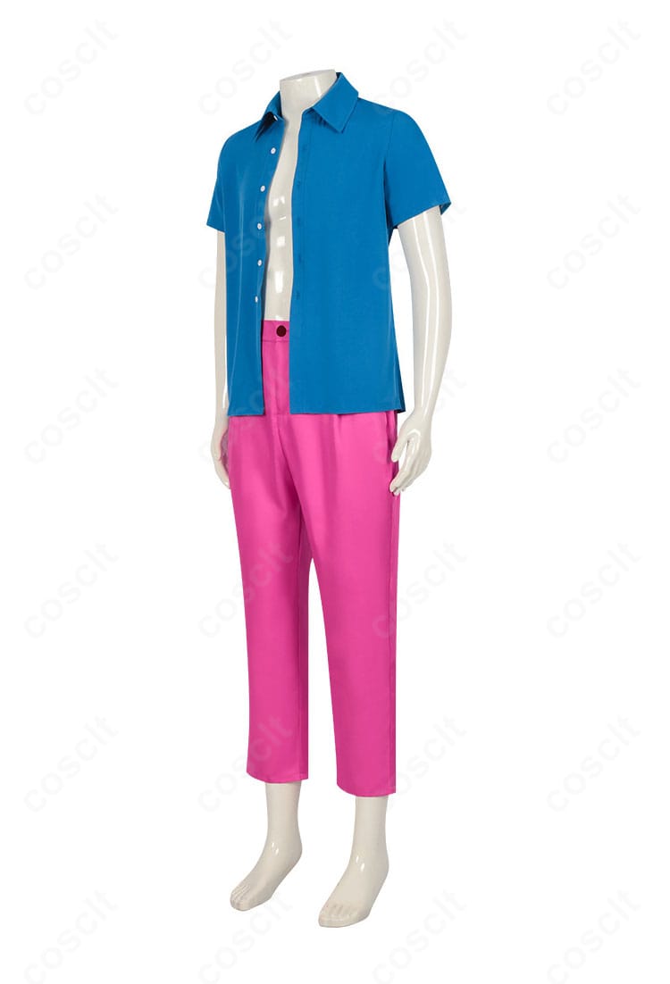 ゾン100 竜崎憲一朗 通常衣装コスプレの左側面。体に沿うフィット感と軽快な着用感を表現。