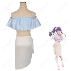 【推しの子】星野アイ 水着（青ビスチェ＋白スカート）高再現コスプレ｜軽やかで撮影映え - 8枚目の画像（サムネイル）