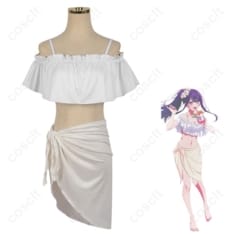 【推しの子】星野アイ 水着（青ビスチェ＋白スカート）高再現コスプレ｜軽やかで撮影映え - 9枚目の画像（サムネイル）