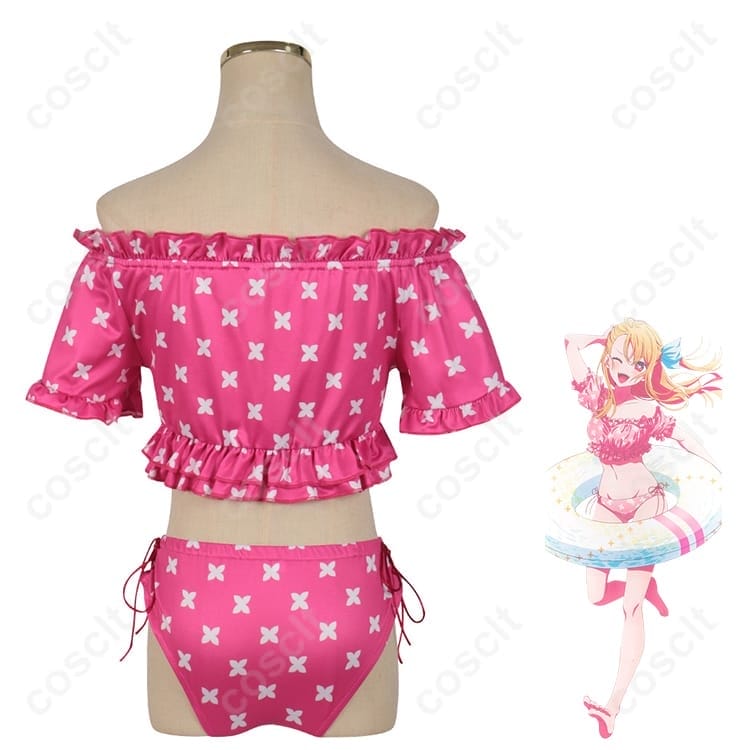 【推しの子】星野ルビー 水着コスプレ衣装 高再現で軽量快適、撮影・イベントに最適 - 3枚目の画像