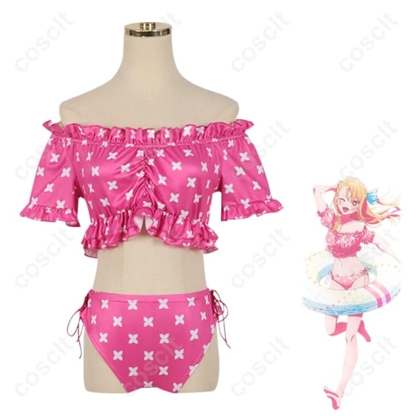 【推しの子】星野ルビー 水着コスプレ衣装 高再現で軽量快適、撮影・イベントに最適