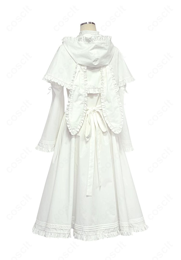 ヨスガノソラ 春日野穹 エンディング衣装の背面全体。後ろ姿のラインとマントの落ち感、留め具位置まで忠実に再現した画像