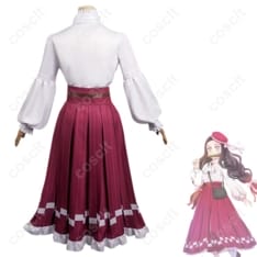 鬼滅の刃 竈門禰豆子 コスプレ衣装｜軽量通気で長時間快適、上品シルエットで高再現 - 3枚目の画像（サムネイル）