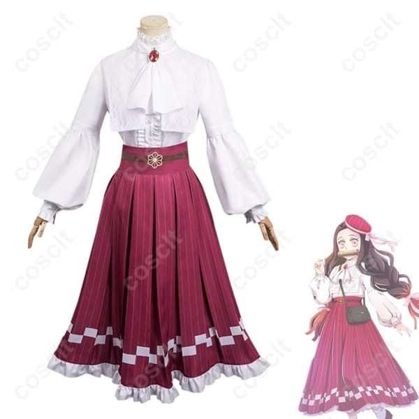 鬼滅の刃 竈門禰豆子 コスプレ衣装｜軽量通気で長時間快適、上品シルエットで高再現