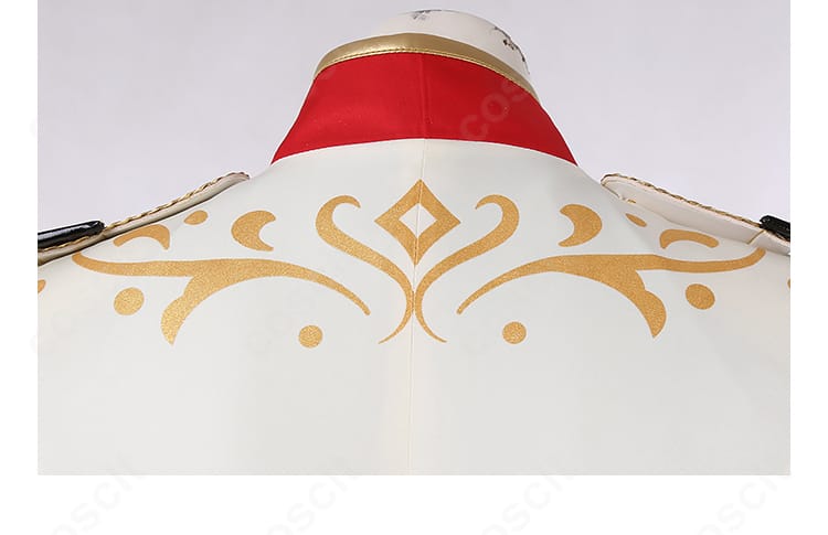 日々樹渉 春雷＊謳歌のテンペスト衣装の背面肩飾りアップ。後ろ姿を印象的に見せるディテール。