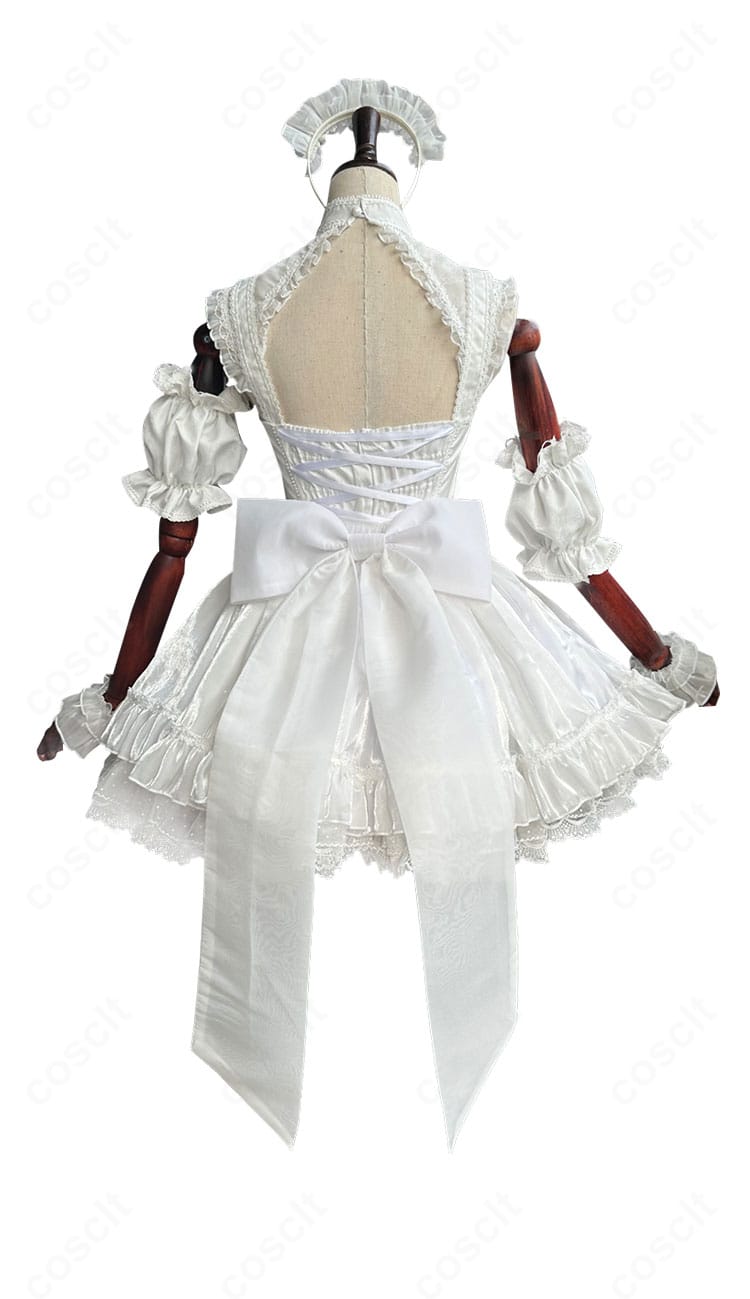 Fate/Grand Order レディ・アヴァロン衣装 背面。背面開閉と長めの裾ライン、リボン位置まで忠実に再現