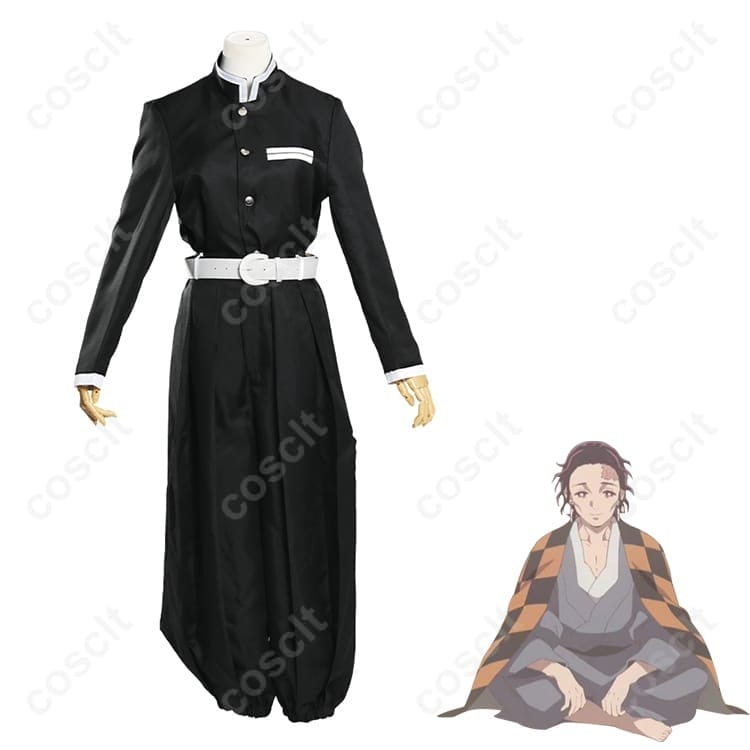 鬼滅の刃 竈門炭十郎 和装コスプレ衣装｜静かな佇まいを高再現、通気性良好でイベント・撮影に最適 - 2枚目の画像