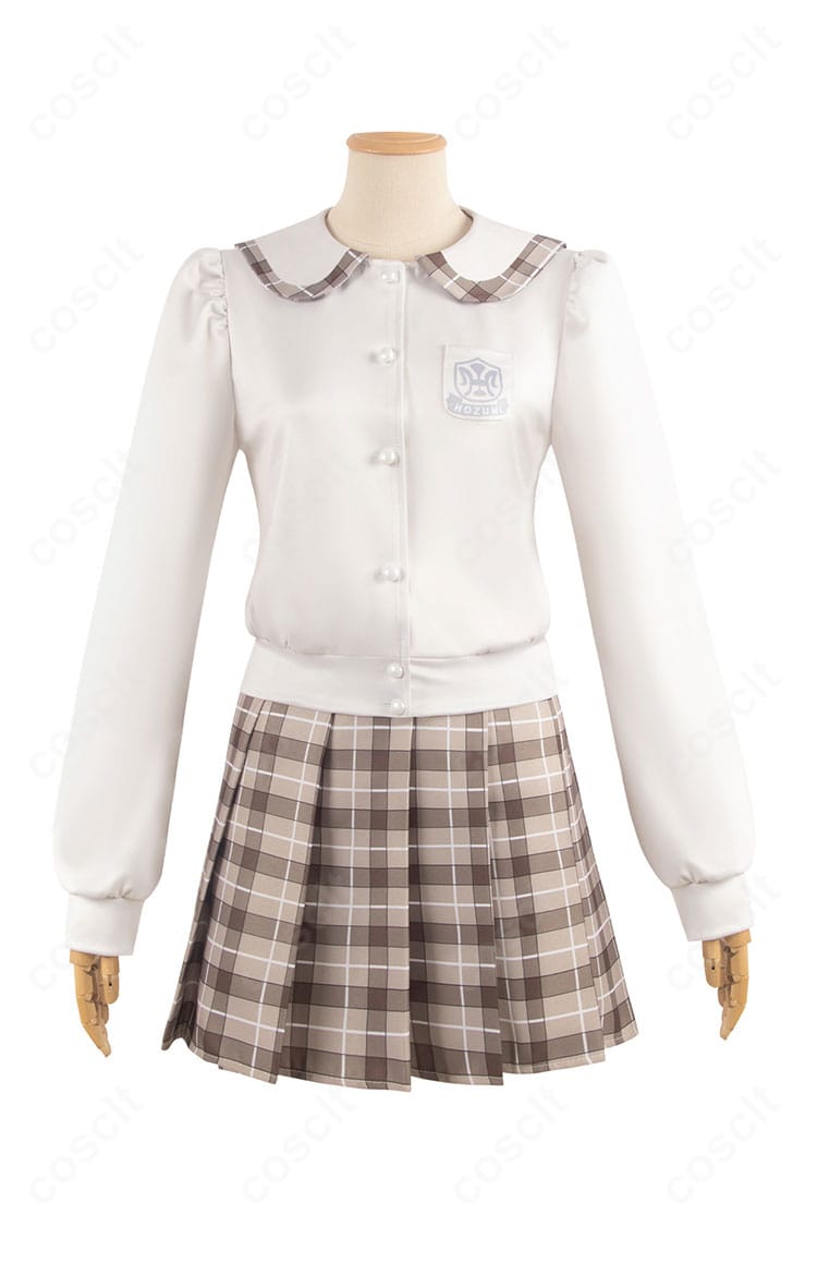ヨスガノソラ 春日野穹 学園制服コスプレ衣装の正面全身。清楚なシルエットと上品な質感を忠実に再現。