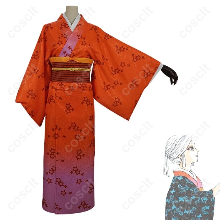 鬼滅の刃 産屋敷あまね コスプレ衣装 上品な刺繍和装で高再現、イベント映え - 3枚目の画像