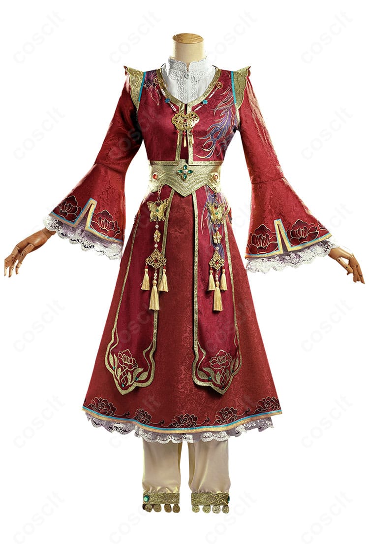 第五人格 昆虫学者 メリー・プリニウス コスプレ衣装の正面全体。コルセットとベストでクラシカルなシルエットが分かる構図。