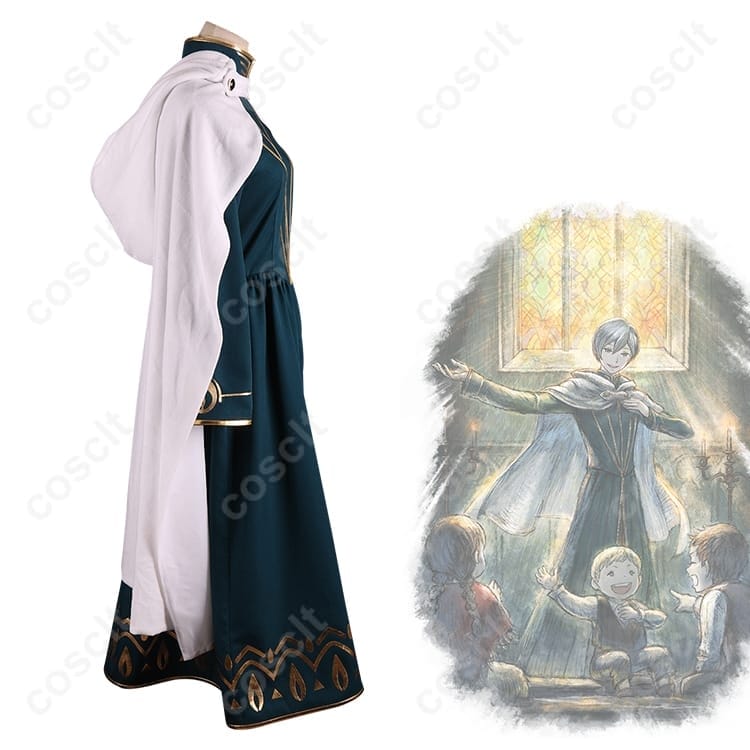 オクトパストラベラーII テメノス・ミストラル高再現ローブ 快適で撮影映えする上品コスプレ衣装 - 2枚目の画像