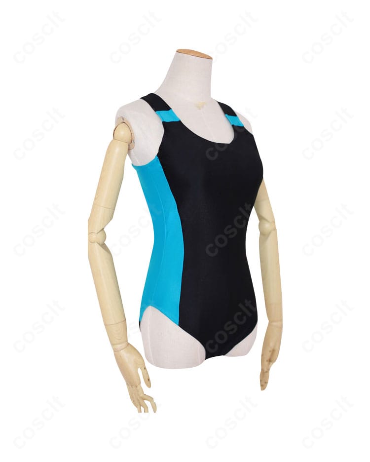 ブルーアーカイブ 砂狼シロコ 水着サマーVer.の側面。薄手で通気性の良い生地感と、着脱しやすい設計のディテールが分かるアングル。