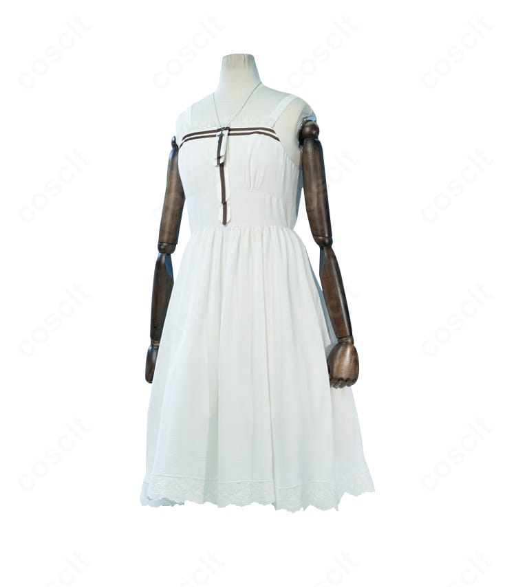 リリアーナ・アドルナート衣装 内側ディテール。白いワンピースの裏処理と肌あたりの良い素材感で快適な着心地