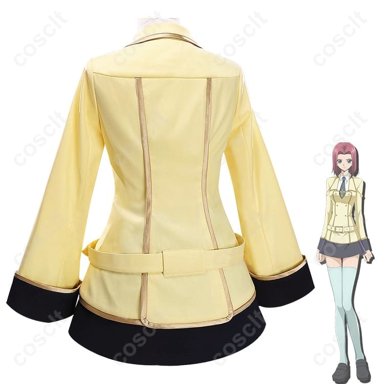 コードギアス ロススト カレン学園制服 高再現で上品な着映え、イベント＆撮影に最適 - 3枚目の画像