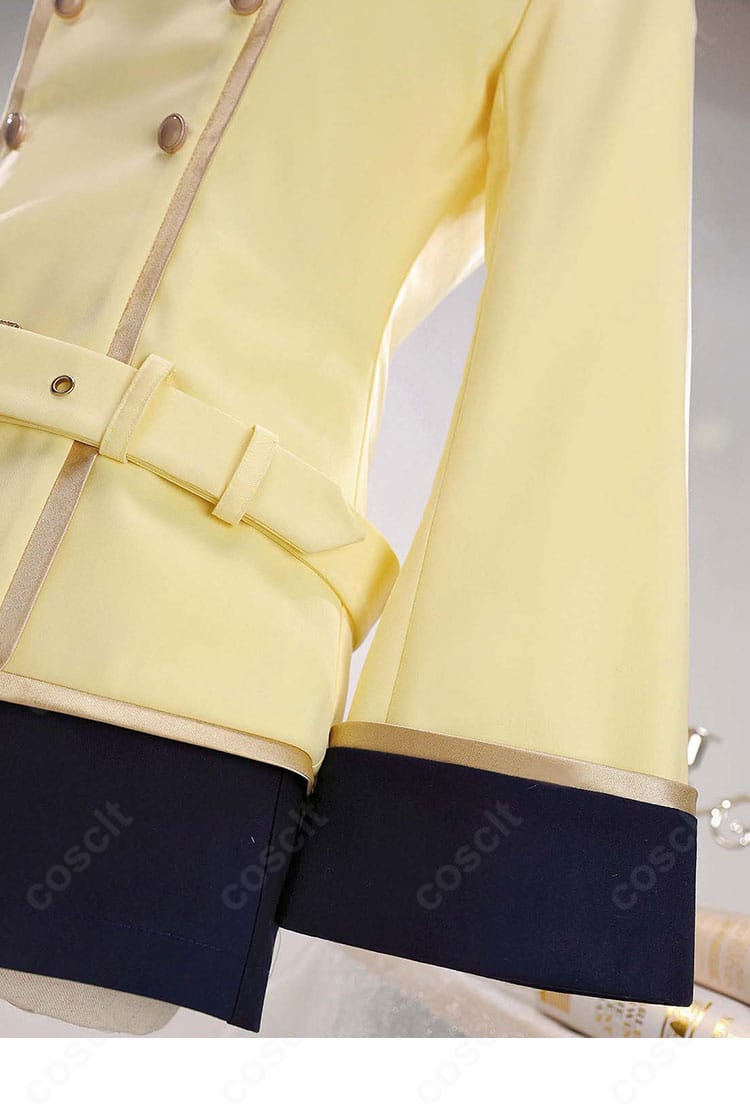 カレン学園制服コスプレ 腰ベルトのサイド結び・調整可能ディテール