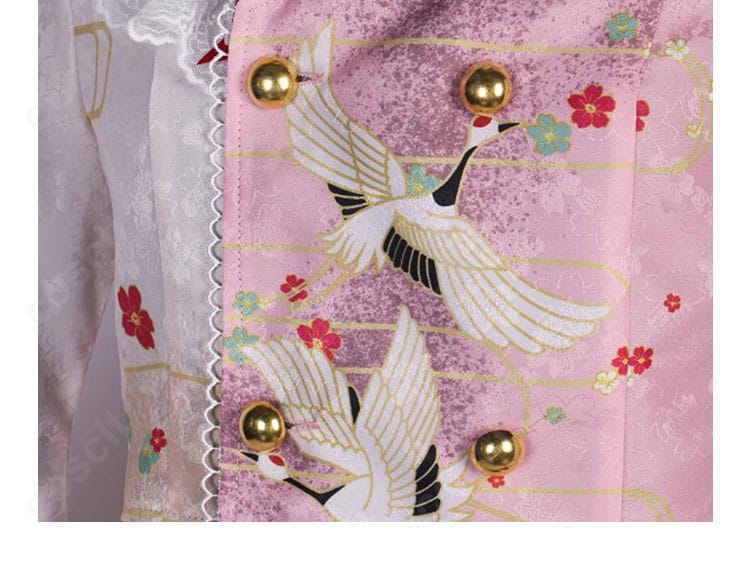 プロジェクトセカイ 暁山瑞希衣装の正面襟飾りの近接図