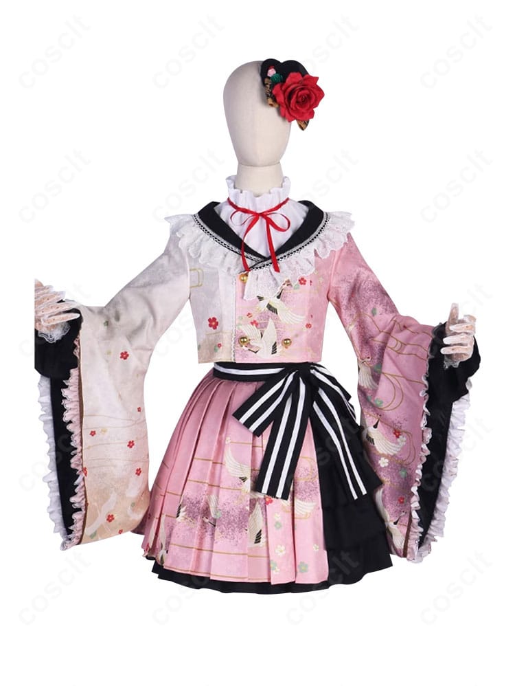 プロジェクトセカイ 暁山瑞希コスプレ衣装の正面フルセット表示