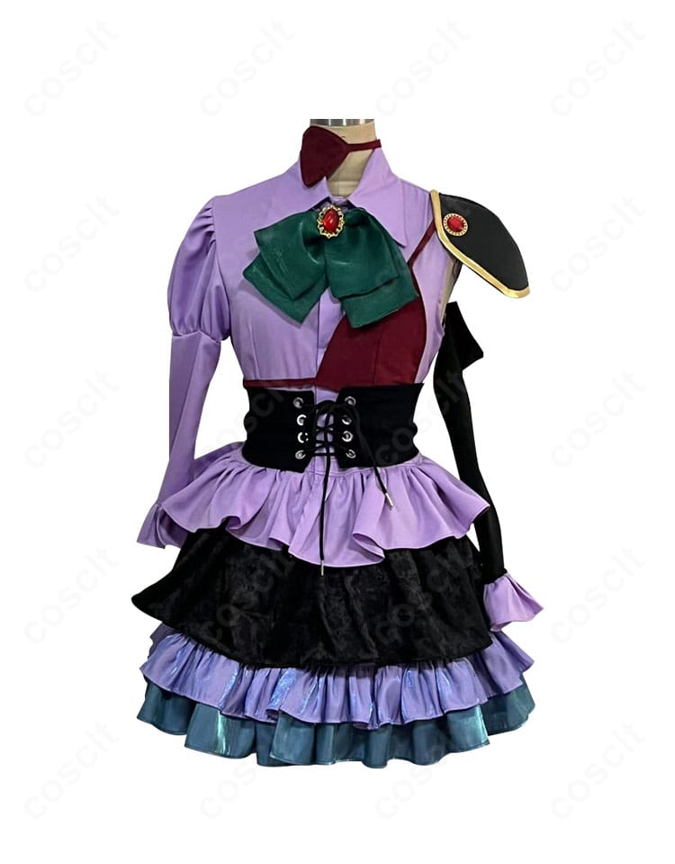 小鳥遊六花 学園祭コスプレ衣装 正面全身／ハリ感ある上品なシルエットと高再現ディテール