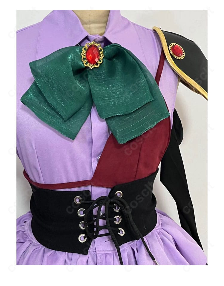 小鳥遊六花 学園祭コスプレ衣装 正面装飾アップ／細部までこだわったディテール表現