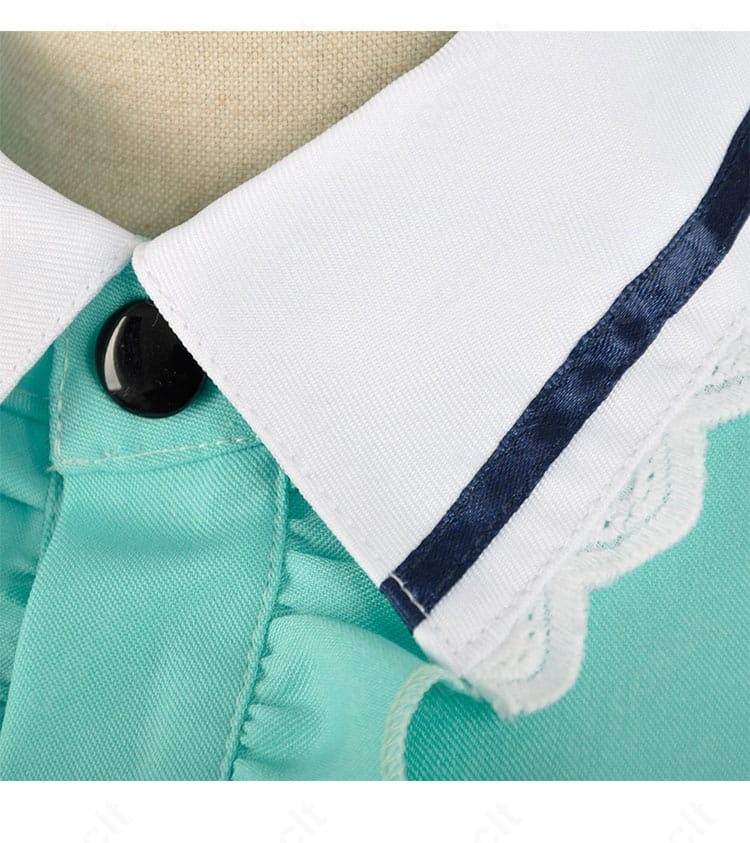 神崎ひでり メイド服の襟元装飾アップ。上品なデザインで作品イメージを忠実に表現。