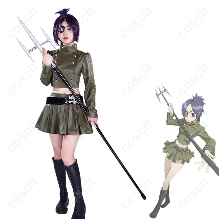 家庭教師ヒットマンREBORN! クローム髑髏 コスプレ衣装 高再現で動きやすくイベント映え - 2枚目の画像