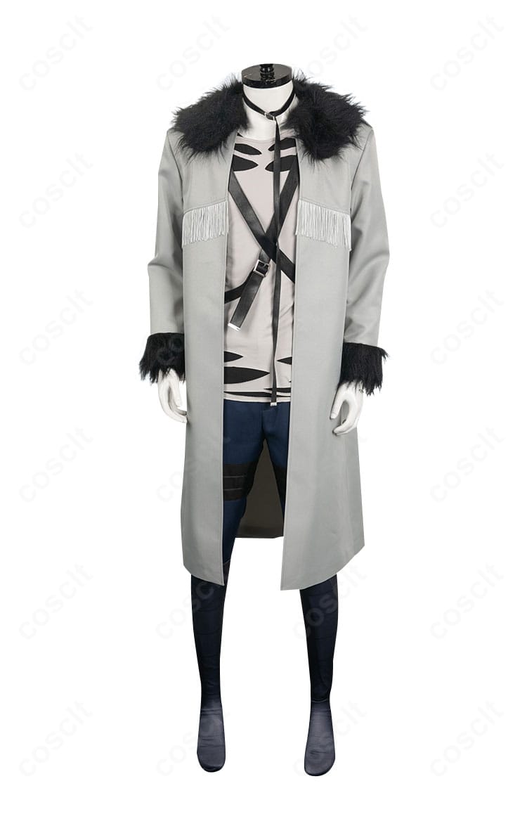 葬送のフリーレン ヴィアベルのコスプレ衣装正面。コートのハリ感と落ち着いた配色を高精度に再現した全身ビュー