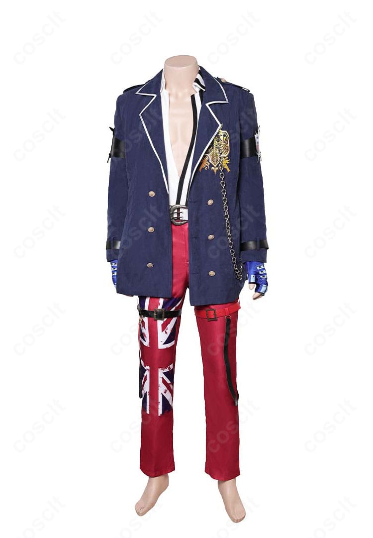 鉄拳8 スティーブ・フォックスのコスプレ衣装正面全体。胸元刺繍と配色を忠実再現したクールな鉄拳8版デザイン。