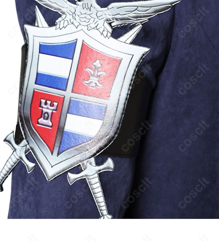 腕の側面装飾アップ。特徴的なアイコンとライン取りで鉄拳8版の世界観を強調。