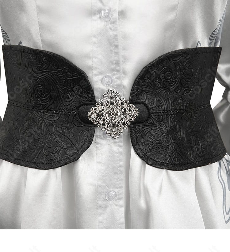 風間準コスプレ コルセットベルトの装飾。安定感のある設計でウエストラインを美しく強調