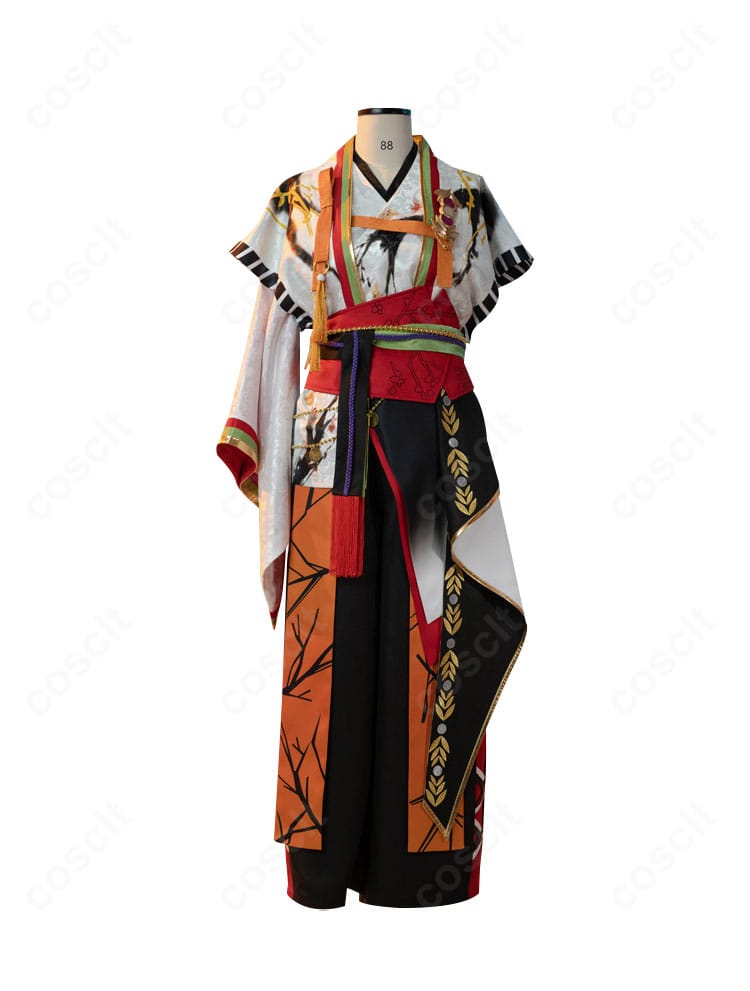 あんさんぶるスターズ！！紅月 天地鳴動 衣装の正面全体。蓮巳敬人・鬼龍紅郎・神崎颯馬の和装デザインを高再現。