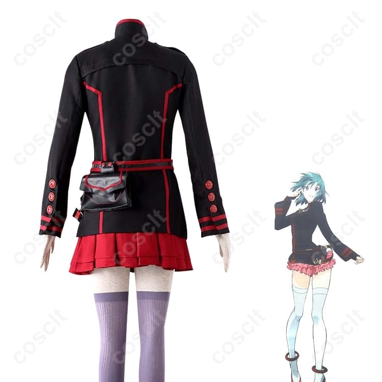 D.Gray-man リナリー・リー 黒の教団制服 高再現で撮影映え、軽量で快適な着用感 - 2枚目の画像