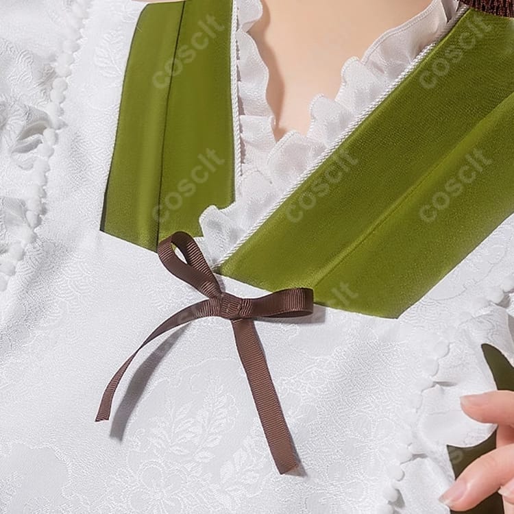 初音ミク 抹茶パフェ衣装 コスプレ 上品可愛いシルエットで高再現、撮影にも最適 - 3枚目の画像