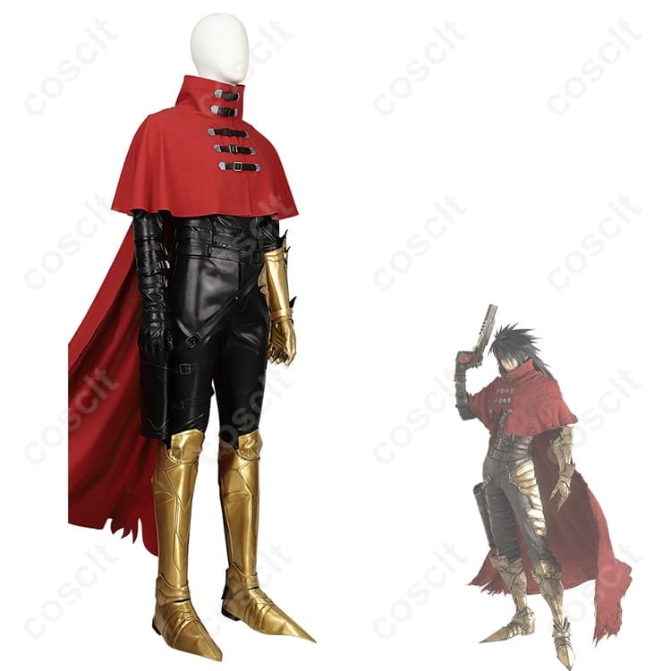 FFVII ヴィンセント・ヴァレンタイン衣装 高再現でクール、イベント＆撮影に最適 - 2枚目の画像